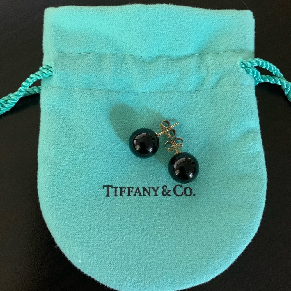Tiffany & Co. Black Onyx Studs
